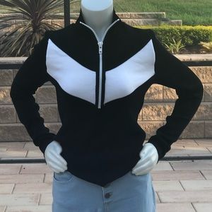 Black & White Zara Knit Sweater